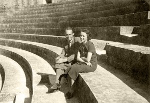Das Ehepaar Kurt und Genia Glass (Aufnahme 1937) © Dr. Michel Glass
