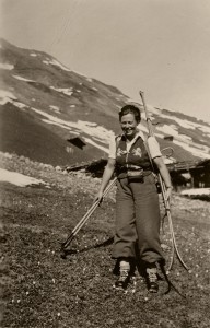 Luise Wetter, a rescuer in Switzerland. © Dieter Welke