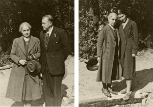 Margarete Knewitz with her husband Hugo and daughter Renate shortly before her escape (May1944). © Erica Ludolph