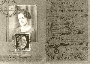 Postausweis für Bertha Esser © Hessisches Hauptstaatsarchiv Wiesbaden